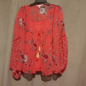Blouse Jacket with Cami